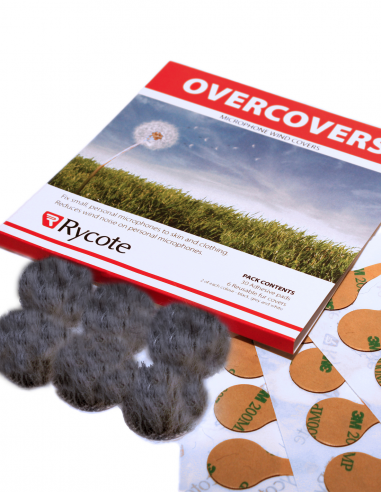 RYCOTE | 065521 | OVERCOVERS sachet de 6 fourrures grises et 30 adhésifs