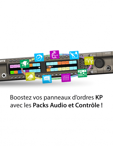 RTS | KP-PACK AUDIO-CONTRÔLE | Plug-in Audio & Contrôle pour KP-5032, KP-4016 et DKP-4016