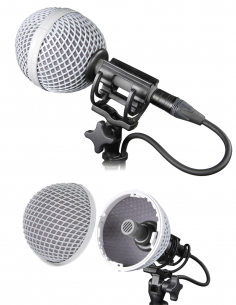 Bonnette anti vent pour microphone crayon avec MMP-C 56 mm (DUA0020)