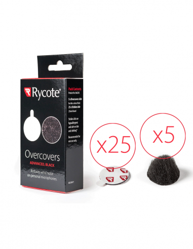 RYCOTE | 066305 | Pack de 5 Overcovers Adv. + 25 Stickies Adv. coloris Noir