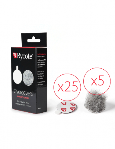 RYCOTE | 066306 | Pack de 5 Overcovers Adv. + 25 Stickies Adv., coloris Gris