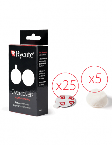 RYCOTE | 066308 | Pack de 5 Overcovers Adv. + 25 Stickies Adv., coloris Blanc