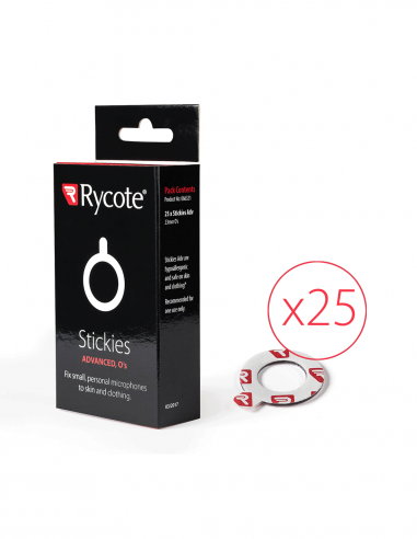 RYCOTE | 066321 | Pack de 25 Stickies Adv. de forme en O, diamètre 23mm