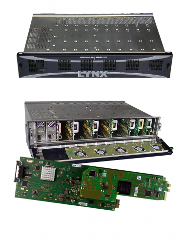 LYNX TECHNIK AG | Series 5000 | Rack de traitement vidéo et audio modulaire