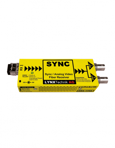LYNX TECHNIK AG | ORX-1702-ST | Sync Analogique / Récepteur Fibre - ST
