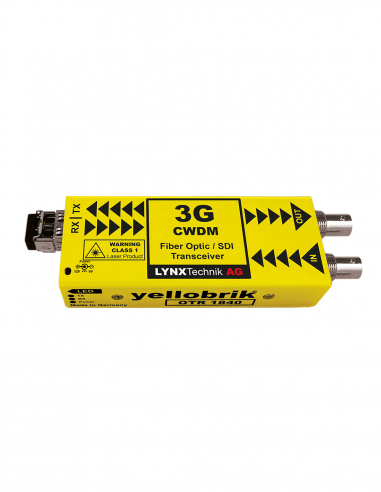 LYNX TECHNIK AG | OTR-1840 | Émetteur-récepteur 3Gbit SDI vers fibre optique l 40Km