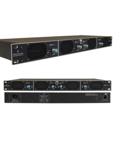 GLENSOUND | BELLA 4 | Unité de monitoring audio Dante /AES67 l 4 canaux, format rack