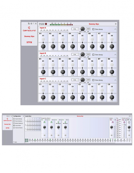 GLENSOUND | STYX | Mixeur audio pour réseaux Dante®/AES67