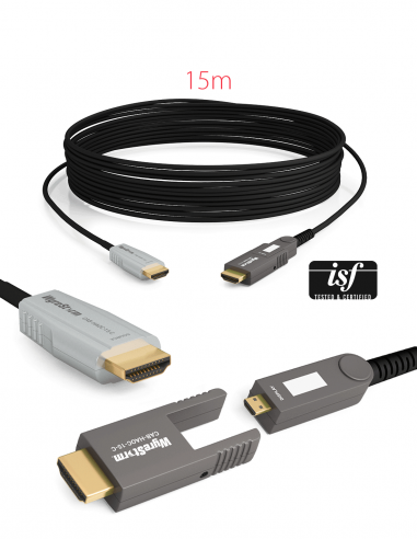WYRESTORM | CAB-HAOC-15-C | Câble HDMI 2.0 l 4K HDR 4:4:4/60 l 24Gbps l 15m