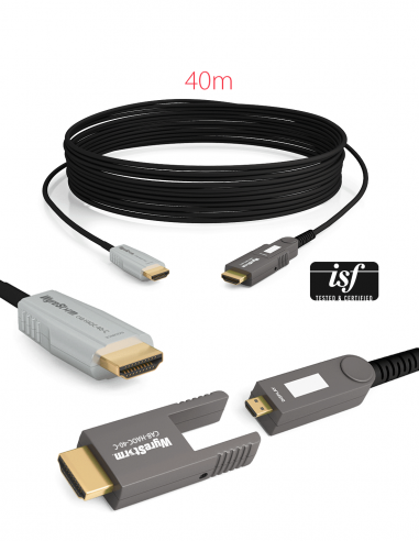 WYRESTORM | CAB-HAOC-40-C | Câble HDMI 2.0 l 4K HDR 4:4:4/60 l 24Gbps l 40m