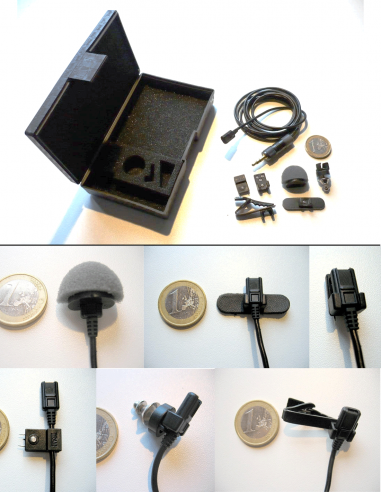 TRAM | TR-50-SES-N | Capsule avec mini jack pour HF Sony UWPC1 (Couleur NOIR)