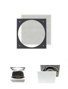 Adaptateur grille carrée VP4SQ pour enceinte VP4" SONANCE