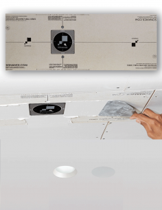 Interface de montage pour enceinte SA 3" avec grille ronde de SONANCE