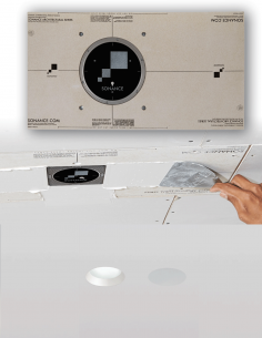 Interface de montage pour enceinte SA68R et subwoofer BPS8 de SONANCE.