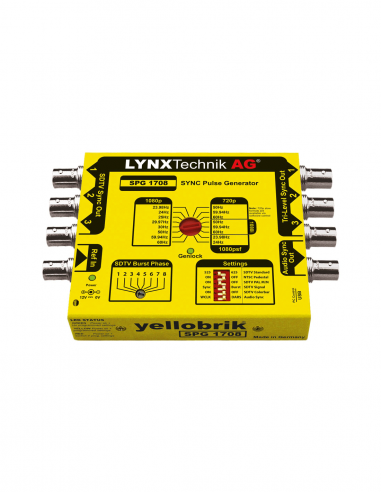 LYNX TECHNIK AG | SPG-1708 | Générateur d'Impulsions de Synchronisation à 2/3 niveaux | Genlock