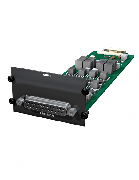 DIRECTOUT  TECHNOLOGIES | AN8.I | Carte 8 Entrées Analogiques Niveau Ligne | Slot C