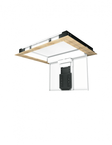 FUTURE AUTOMATION | CHRST4 | Trappe Plafond avec Bras Télescopique et Pivot Central 180° pour Escamotage TV | Taille 1