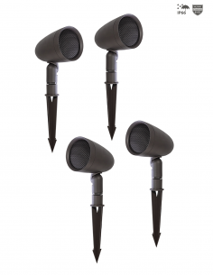 Pack 4 enceintes satellites pour Système Garden Serie SONANCE