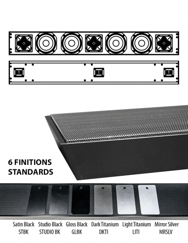 JAMES LOUDSPEAKER | SPL5Q-LCR | Barre de Son LCR | 3 Canaux | 150W