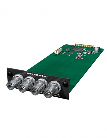 DIRECTOUT  TECHNOLOGIES | MADI2.BNC.SRC.IO | Carte I/O 2 ports MADI coaxiaux BNC | Slot A