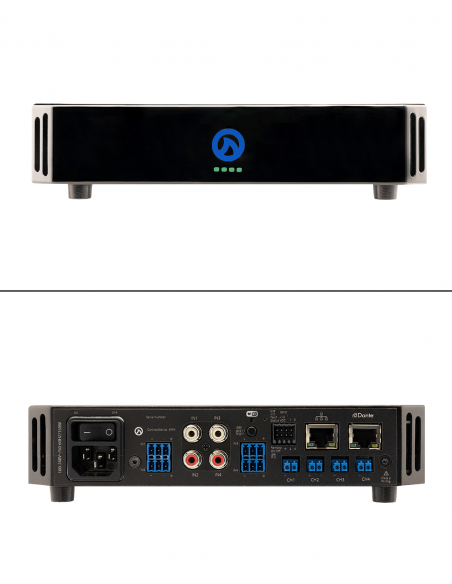LEA Professional | CONNECT 124D | Amplificateur IP numérique | 4 canaux | 1/2U | Dante