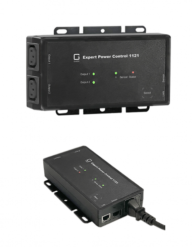 GUDE | 1121-1 | PDU Connectée Compacte | 2 ports IEC femelle