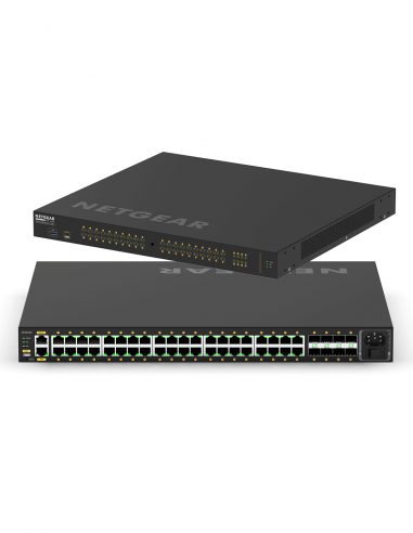 NETGEAR AV | GSM4248P | Switch 40 ports (PoE+) Gigabit Ethernet | 8 Ports SFP