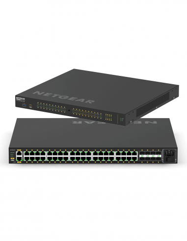 NETGEAR AV | GSM4248PX | Switch 40 ports (PoE+) Gigabit Ethernet | 8 Ports SFP+
