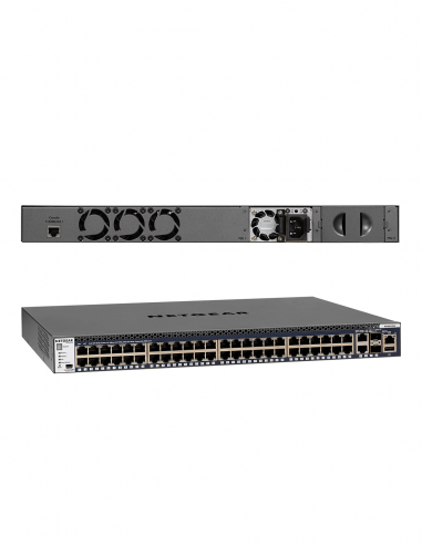 NETGEAR AV | GSM4352S | Switch 48 ports Gigabit Ethernet | 2 Ports SFP+ 10Gb