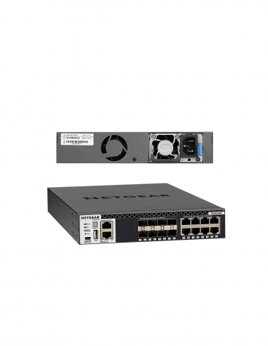 NETGEAR AV | XSM4316S | Switch 8 ports 10 Gigabit Ethernet | 8 Ports SFP+ 