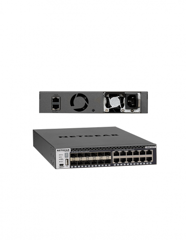 NETGEAR AV | XSM4324S | Switch 12 ports 10 Gigabit Ethernet | 12 Ports SFP+