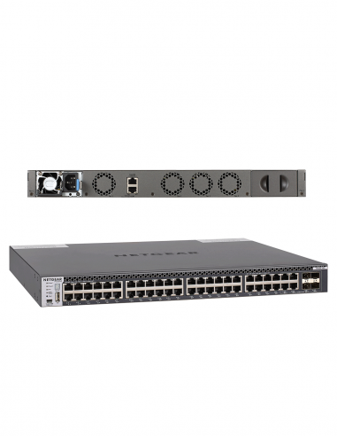 NETGEAR AV | XSM4348CS | Switch 48 ports 10 Gigabit Ethernet | 4 Ports SFP+ 