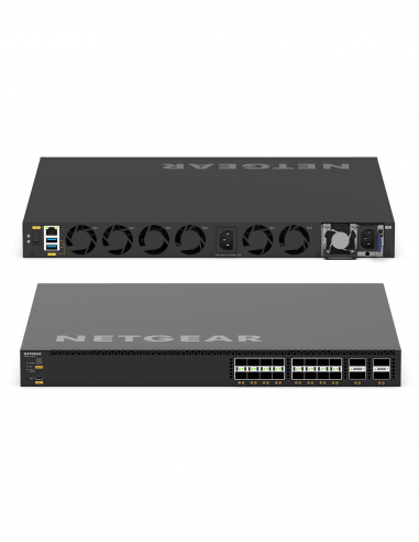 NETGEAR AV | VSM4320C | Switch 16 ports SFP28 | 4 Ports QSFP28