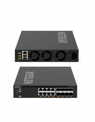 NETGEAR AV | XSM4316 | Switch 8 ports 10 Gigabit Ethernet | 8 Ports SFP+