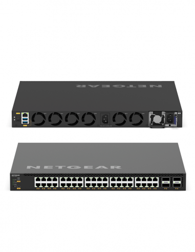 NETGEAR AV | XSM4344C​​ | Switch 40 ports 10 Gigabit Ethernet | 8 Ports QSFP28
