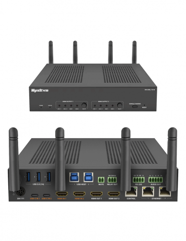 WYRESTORM&nbsp;|&nbsp;SW-640L-TX-W&nbsp;|&nbsp;Émetteur avec Switcher 4K-UHD | 4 entrées 