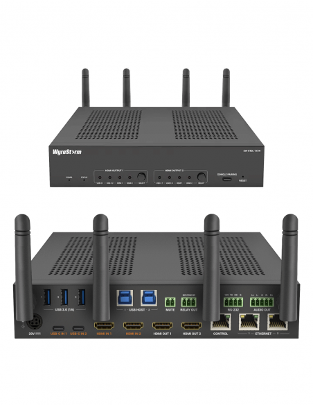 WYRESTORM&nbsp;|&nbsp;SW-640L-TX-W&nbsp;|&nbsp;Émetteur avec Switcher 4K-UHD | 4 entrées 