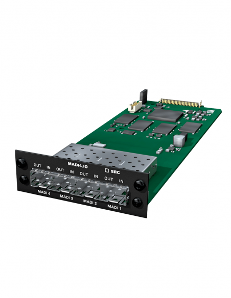 DIRECTOUT  TECHNOLOGIES | MADI4.IO | Carte I/O 4 ports MADI SFP | Slot A