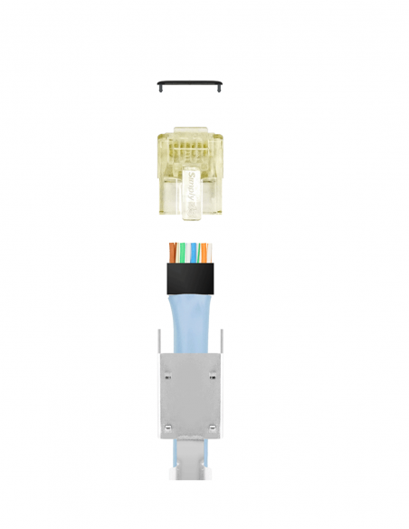 SCP | S45-1755P | Lot de 50 connecteurs RJ45 10G à montage rapide