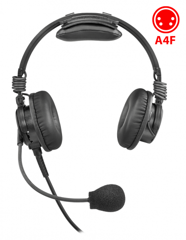 RTS | PHD-A4F-150 | Micro-casque Léger Fermé Binaural Premium | A4F