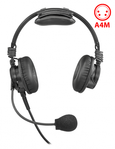 RTS | PHD-A4M-150 | Micro-casque Léger Fermé Binaural Premium | A4M