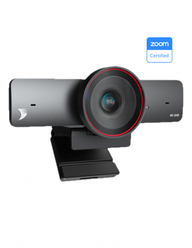 WYRESTORM | FOCUS 200 PRO | Webcam ePTZ Grand Angle 4K | Certifiée Zoom