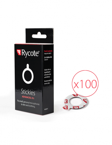 RYCOTE | 066328 | Pack de 100 Stickies Adv. de forme en O, diamètre 23mm