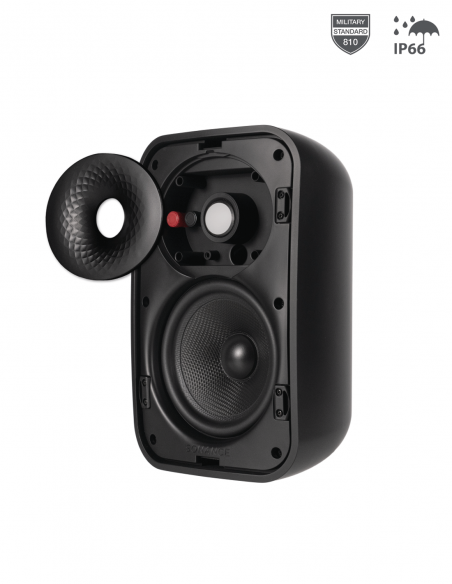 SONANCE | MX56-B | Enceinte Extérieure 5'' | 2 voies | 100W | Noire