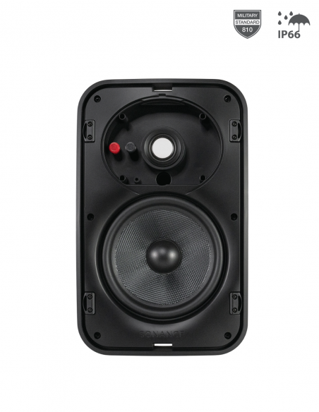 SONANCE | MX66-B | Enceinte Extérieure 6'' | 2 voies | 140W |  HP Level 6 | Noire