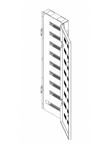 FUTURE AUTOMATION | LCP-PD8 | Boitier Vertical 8 rails DIN | LUTRON Homeworks QS & Athena