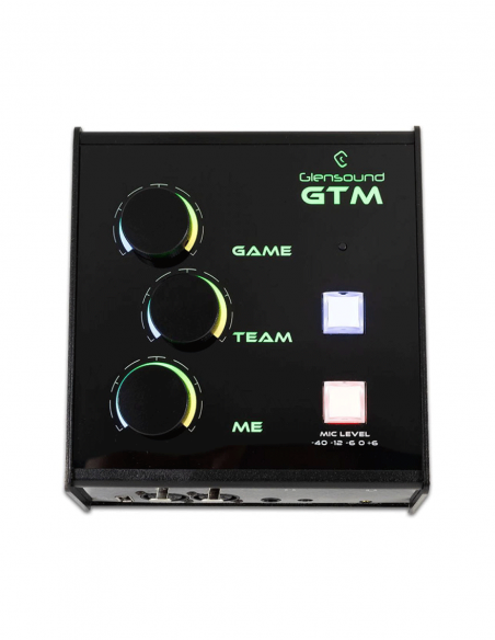 GLENSOUND | GTM Mobile | Pupitre 1 Commentateur eSports Dante™ | TeamTalkback et USB-C