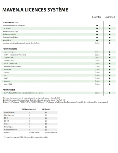 DIRECTOUT  TECHNOLOGIES | MAVEN.A  (UNLIMITED) | Processeur Audio Modulaire Compact | Licence UNLIMITED