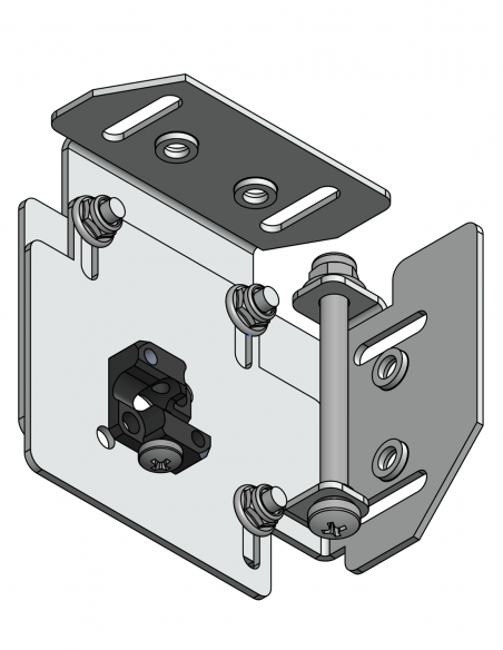 FUTURE AUTOMATION | SB-L64-UF-ADJ | Supports Ajustables pour 1 Store LUTRON 64 | Montage Single