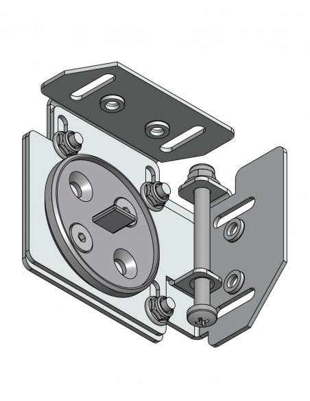 FUTURE AUTOMATION | SB-SOM30-UF-ADJ | Supports Ajustables pour 1 Store SOMFY 30 | Montage SINGLE